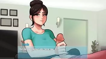 Jouer Tâches ménagères # 5 - scène de sexe - énorme éjaculation sur sa robe