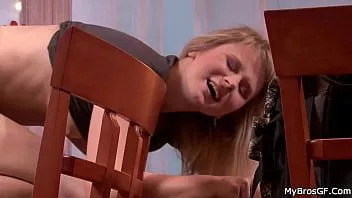 Play Brothers girlfriend pleases stockings-loving guy