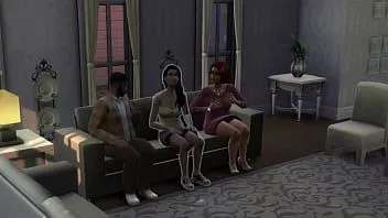 play The sims 4 - apresentado à minha nova família. orgia
